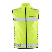 Craft Visibility Vest (Safety vest for cyclists, runners, 360° design elements) neon yellow Men